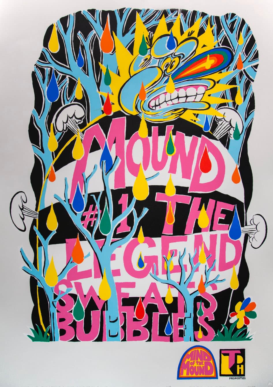 Mound #1 — The Legend Sweats and Bubbles by Trenton Doyle Hancock